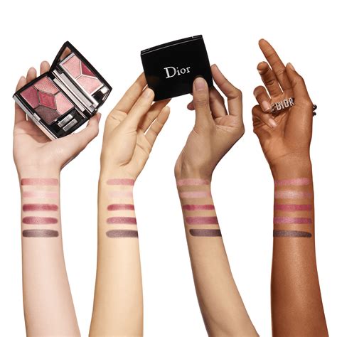 dior show bluesh|Dior 5 colors eyeshadow.